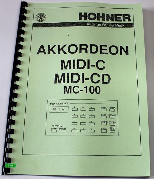 Hohner Akkordeon Midi / Midi-C / Midi-CD / MC-100